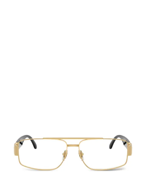 Versace Eyewear rectangle-frame glasses Gold VE13171002
