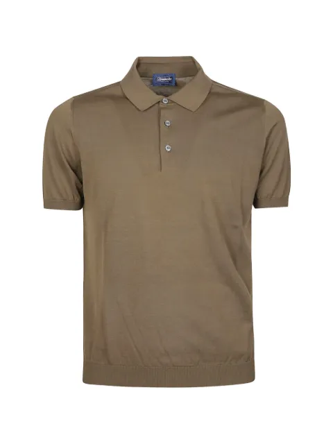 Drumohr cotton polo shirt Brown D0GN202