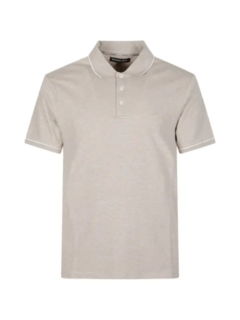 Michael Kors button-fastening polo shirt Neutrals CB952SX20B