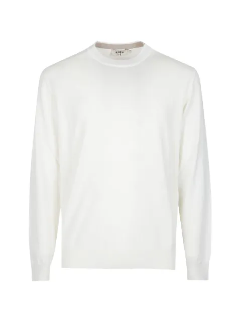 Altea crew-neck long-sleeve sweater White 2651050