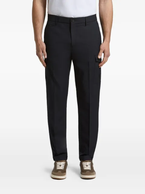 Peserico pressed-crease cargo pants Blue R54727D01941