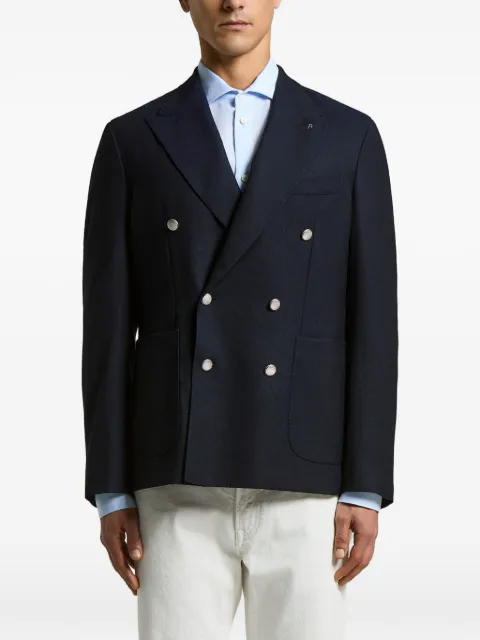 Peserico double-breasted blazer Blue 71R5102907501