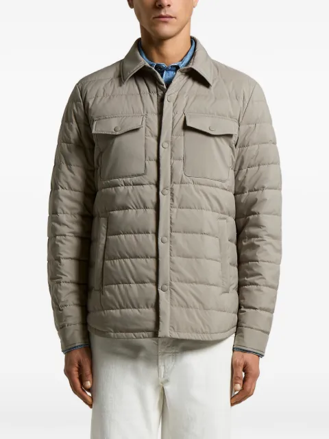 Peserico buttoned quilted jacket Neutrals R52260V03604