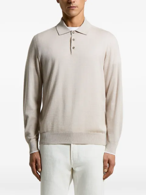 Peserico short-sleeved polo Neutrals R59460F189315A