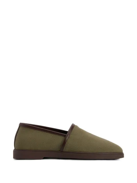 Giuseppe Zanotti contrasting trim slippers Green EU60043001