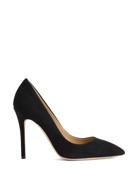 Giuseppe Zanotti Lucrezia suede court pumps Black I260024H02