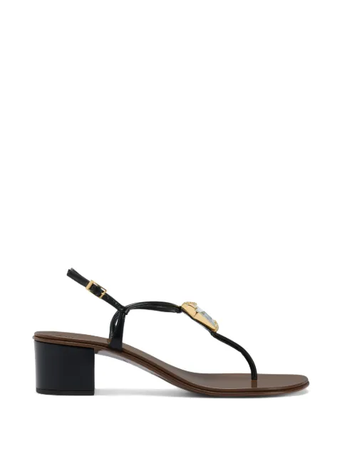 Giuseppe Zanotti Patrice geometric crystal sandals Grey E600019001