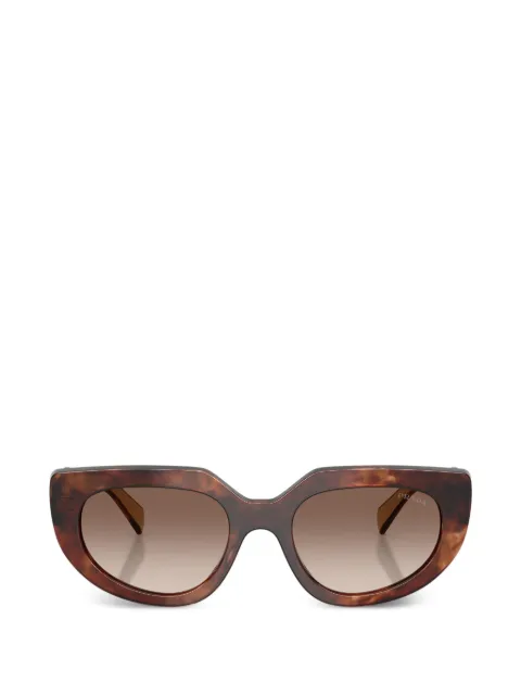 Prada Eyewear tortoiseshell-effect geometric-frame sunglasses Brown PRD02S00K10S