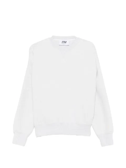 Golden Goose distressed cropped hoodie Grey GUP02716P002413