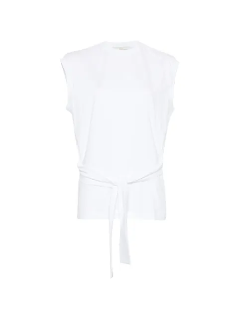 Tela Sacco tied-waist T-shirt White F1001106T051