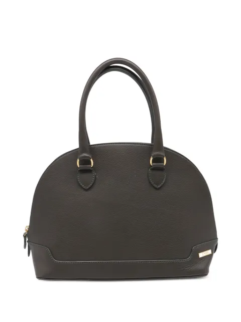 Etro Vintage zipped dome leather tote bag Green GILTPUUSBA664252W