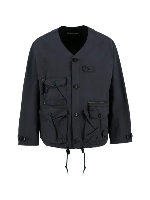 Barbour Endurance button multi-pocket jacket Blue MCA1112NY71