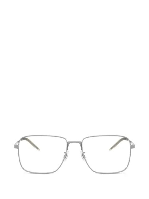 Oliver Peoples rectangle metal frame glasses Silver OV1374T