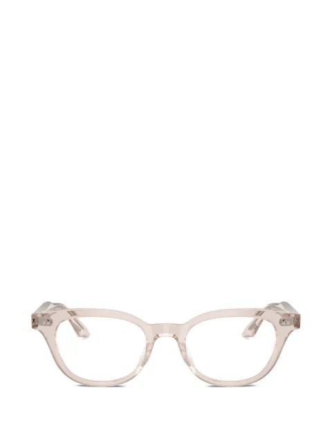 Oliver Peoples patterned square-frame glasses Pink OV5618U