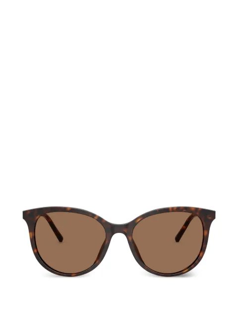 Dolce & Gabbana Eyewear round-frame logo-detail sunglasses Brown DG4540