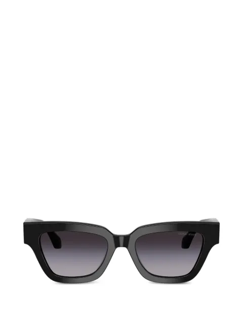 Giorgio Armani geometric-frame logo-detail sunglasses Black AR8246U