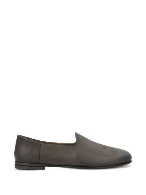 Premiata leather loafers Brown 32254VELVETBRASSLAVAGNA