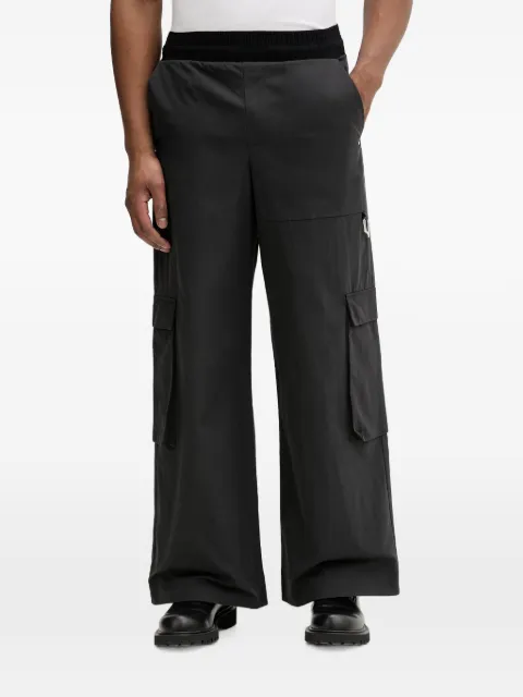 HELIOT EMIL wide-leg cargo pants Black SS26PREM10207