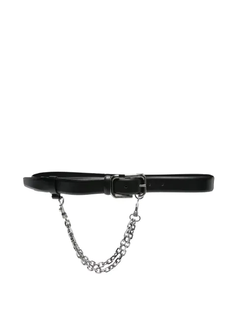 The Attico chain-detail belt Black 260WKE00031LBT019AA