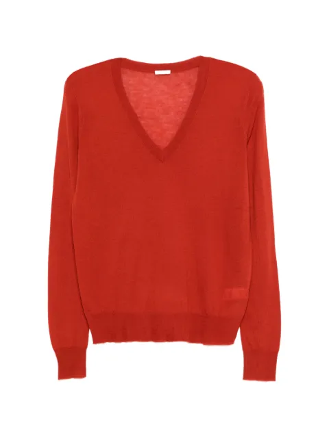 JOSEPH V-neck sweater Red JF009540