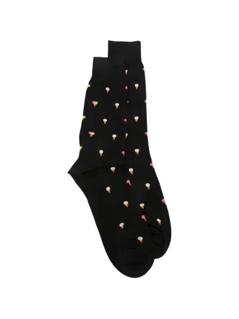 Paul Smith Kerry ice cream-print socks Black M1A800MOU603