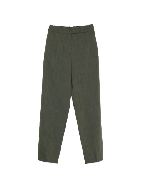 JOSEPH Zen wool trousers Green JF009693