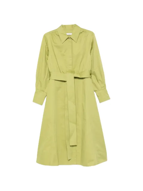 JOSEPH Ziane belt midi shirt dress Green JF009755