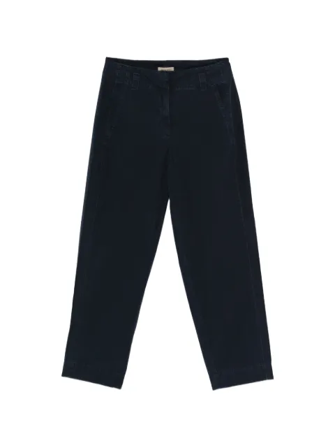 Woolrich poplin tapered trousers Blue CFWWTR2018FRUT4132