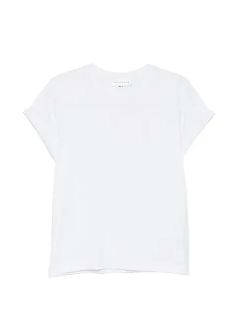 Victoria Beckham cuffed sleeve T-shirt White 1226JTS007471A
