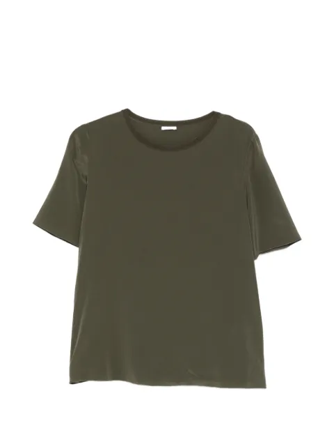 JOSEPH New Rubin crewneck blouse Green JF009660