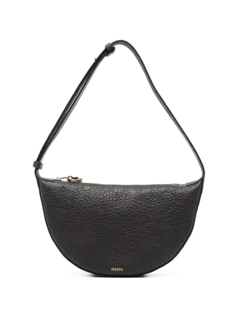 JOSEPH Bean pebbled leather shoulder bag Brown JF009804