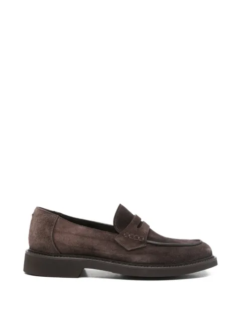 Canali penny-strap loafers Brown 622256RB01274