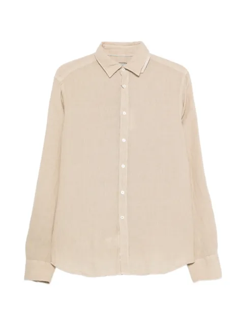 Canali buttoned shirt Neutrals CSL7077GM02128