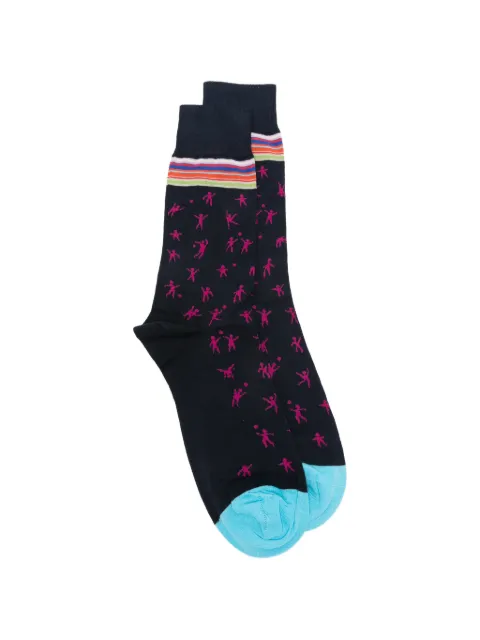 Paul Smith Nathan Games pattern socks Blue M1A800MOU976
