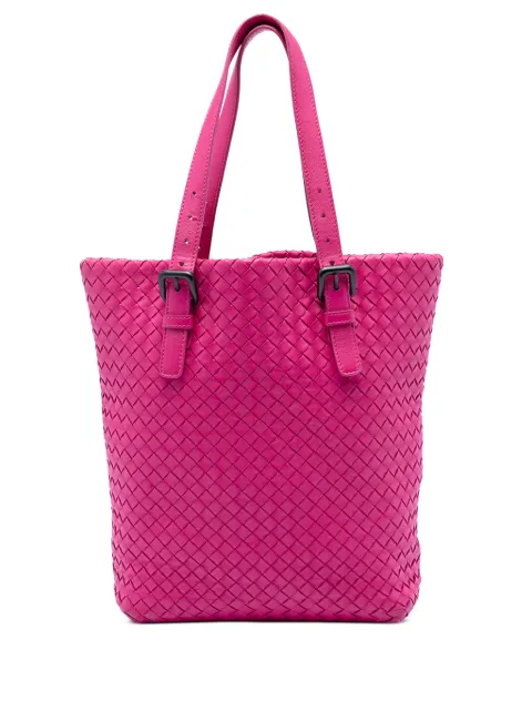 Bottega Veneta Pre-Owned 2012-2025 Nappa Intrecciato tote bag Pink BOZUBILG5V1C9EJ7