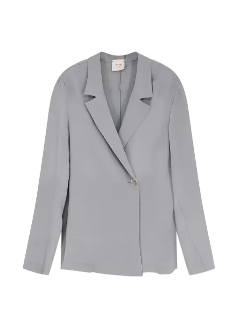 Alysi single-button lapel blazer Grey 116828P6209PL