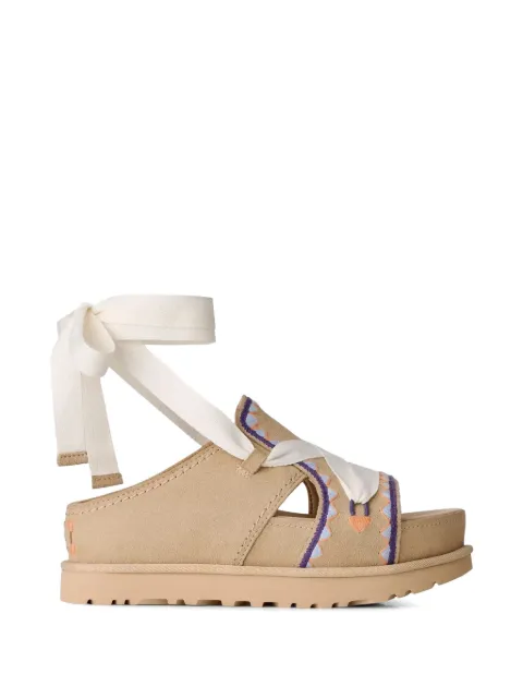 UGG Goldenstar Hi Artistitch ribbon sandals Neutrals 1175133SNMU