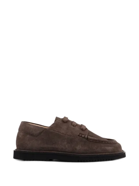 REFERENC squared toe lace-up shoes Brown 253300884
