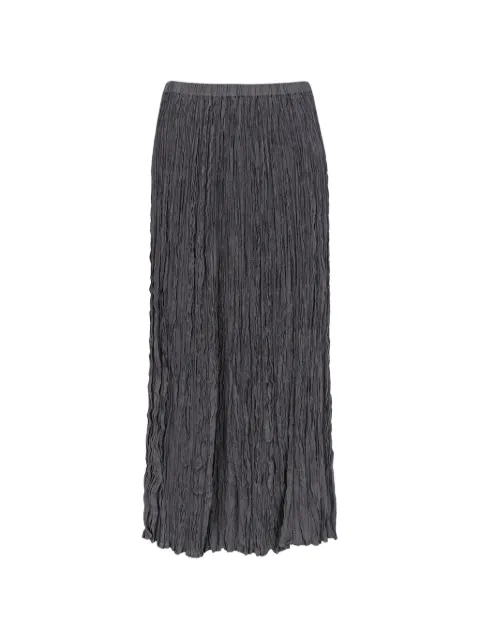 Alysi elasticated wrinkled skirt Grey 216006P6047LQ