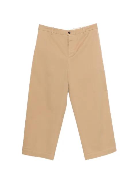 Nine In The Morning Thiago button-fastening trousers Neutrals 9SS26THG01SQ
