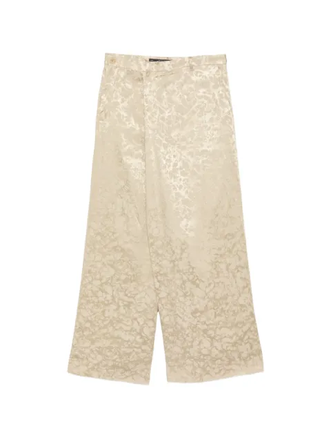 Julius over wrapping trousers Neutrals 937PAM11GLD