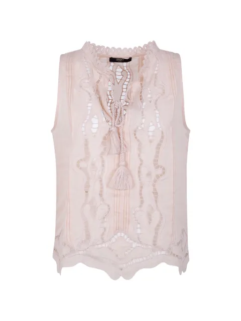 Seventy lace tassel top Pink TO019850300055