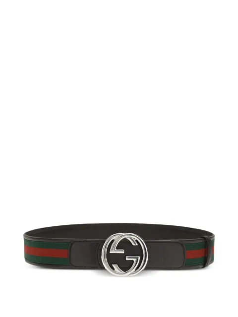 Gucci interlocking G buckle reversible belt Brown 849862CWLST