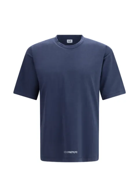 C.P. Company 1020 jersey short-sleeve stencil T-shirt Blue 20CMTS213A006057O889