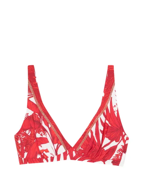 Maryan Mehlhorn floral-print bikini top Neutrals 5163TOP