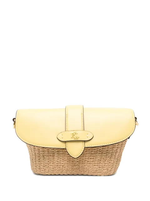 Lauren Ralph Lauren Lynden woven flap tote bag Neutrals 431P10158004