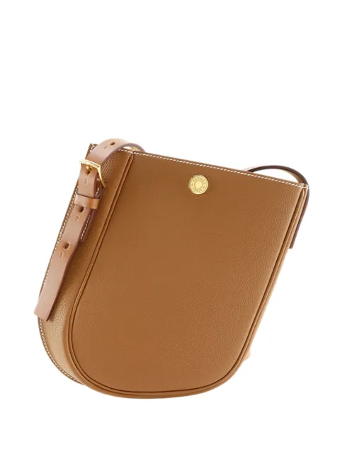 Hermès Pre-Owned 2022 Togo Perspective Cavaliere 21 crossbody bag Brown BWOWCFKRW7IXZ9LX