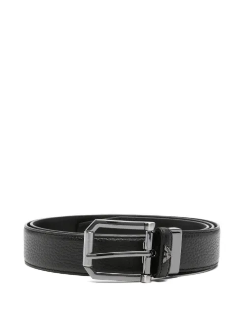 Emporio Armani grained-leather belt Black EM005829AF25475