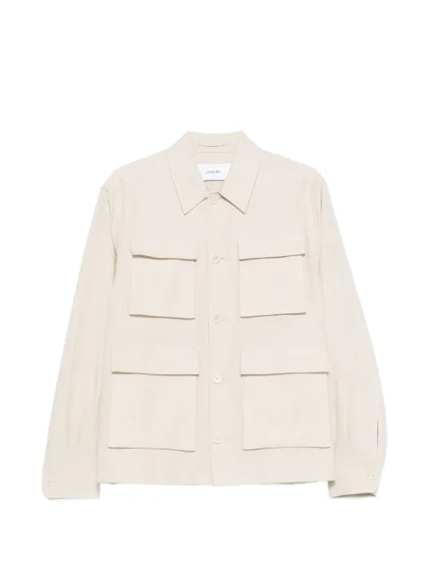 Lardini patch pocket jacket Neutrals PAARONPAIF66408