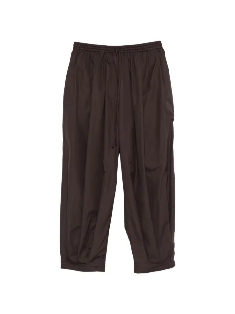MARK KENLY DOMINO TAN Paily drawstring trousers Brown 2622393023